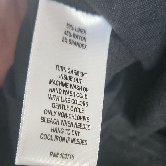 Rachel Zoe Black Belted Baggy Dress Pants 8 - Picture 7 of 7